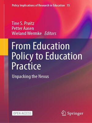cover image of From Education Policy to Education Practice